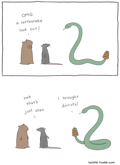 boredpanda:Awkward Everyday Lives Of Animals By Simpsons Illustrator Liz Climo