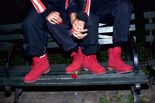 airville:  The Timberland “Red” Collection Arrives This Friday Timberland may be a few months late dropping these what could’ve been a Valentine day release this year, oh well better late than never I guess, but these will be available just in