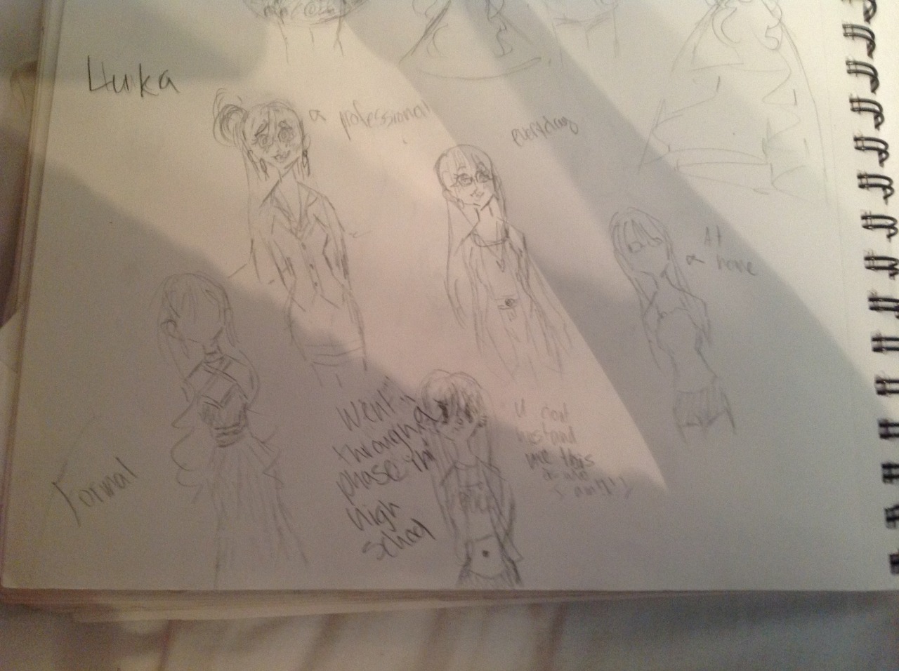  So I love your blog and i drew some style headcanons. Sorry for crappy quality.