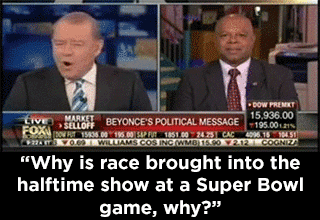 mediamattersforamerica:  Conservatives are pissed. Beyoncé must’ve done something