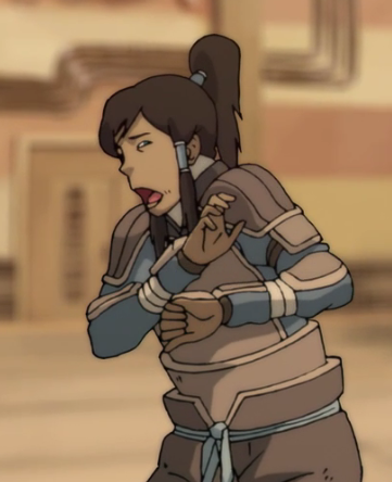 korractrify:13eclaire:My favorite part of Korrasami is that Korra went from looking at Asami like this:To looking at her like:yeah but no development