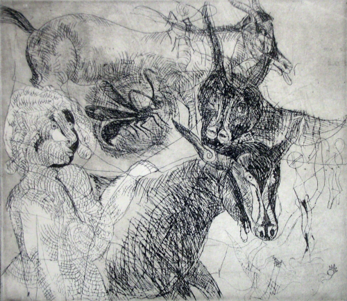 wtxch: Francisco Toledo (Mexican, 1940–2019)Bizu Guela (Bad Wasp), ca. 1970Etching