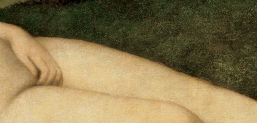 Giorgione, Sleeping Venus (details), c.1510