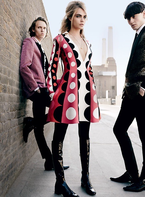 naimabarcelona:  Cara Delevingne for Vogue US July 2014 by Mario Testino