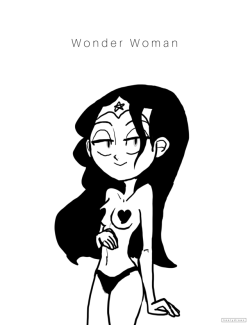 Keetydraws: I Love The Ttg Wonder Woman Design. Drawn On My Phone For Extra Dumm.