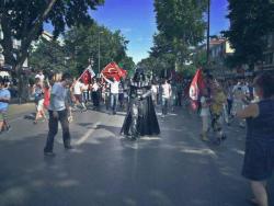 occupygezipics:  From Bagdat Ave, Istanbul yesterday: The force is with the people. 