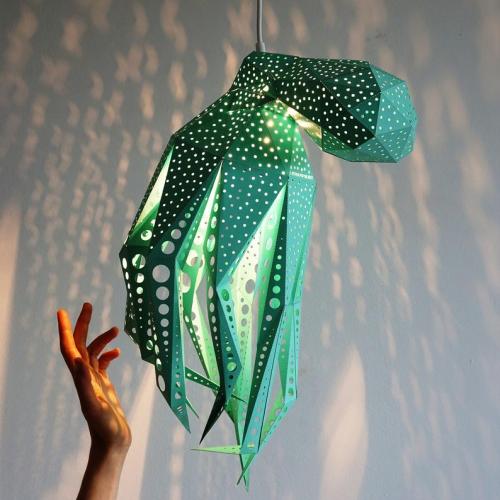 apolonisaphrodisia: Awesome Octopus Lamp  Available Here : VasiliLights