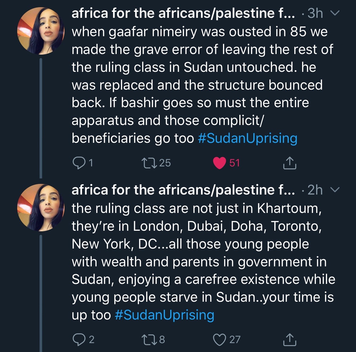 meghli:  Everyone pls pay attention to what is unfolding in Sudan right now
