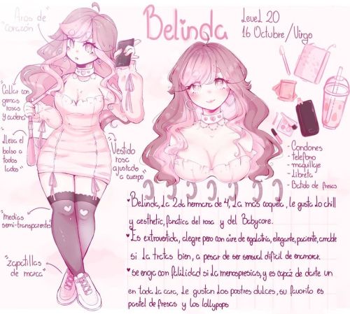 ℍ, , , , Termine la ficha de mi personaje Belinda!! Aparte de ser unos de mis personajes