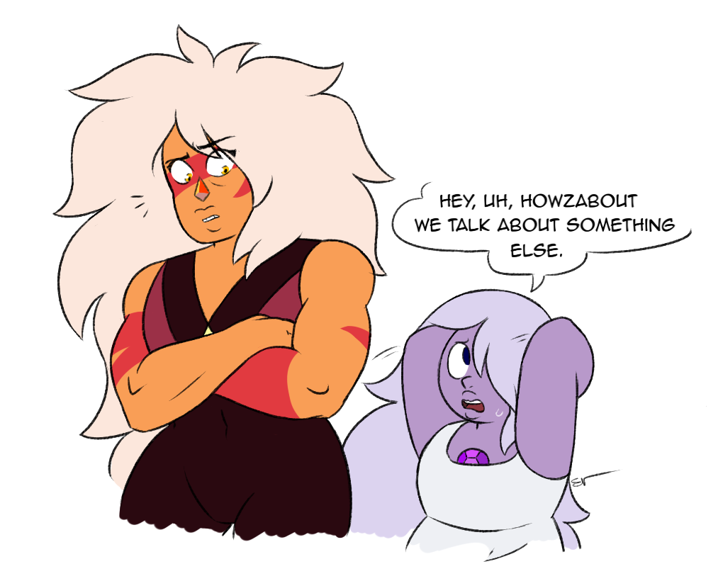 doodles4days:  Quartz Sisters!Re-make of an ancient comic from my last art blog.