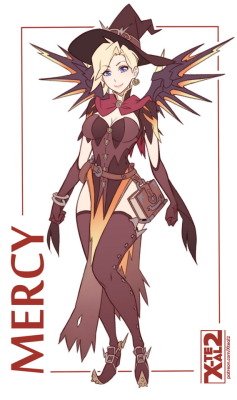 x-teal2:  A design for Mercy :D  My Patreon