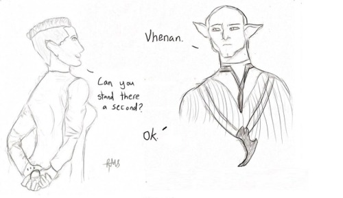 fortheloveofsolas:My first published comic!! Inquisitor Aafje Lavellan had to know if the rumours we