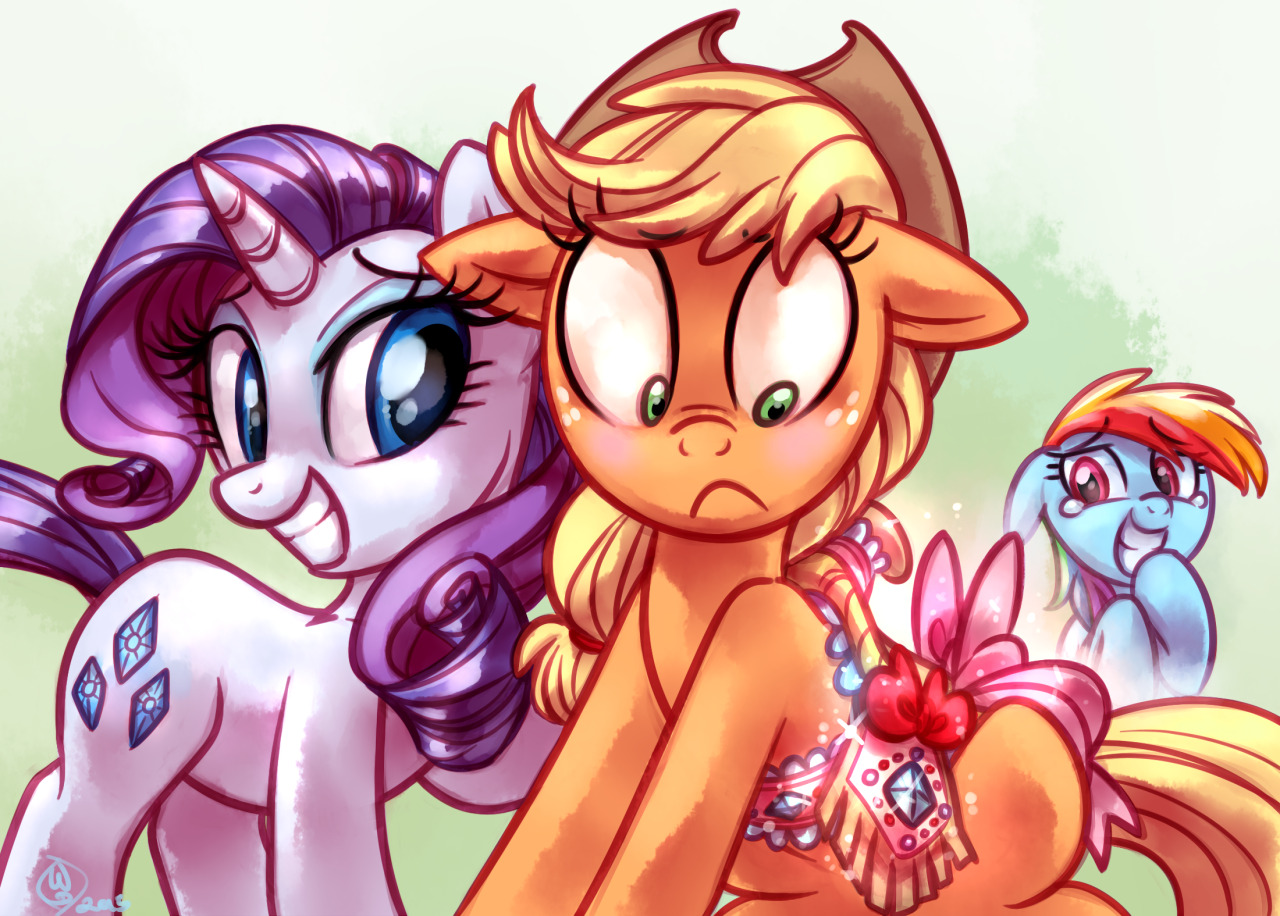 rarijackdaily:  Yes, a proper ro-deo pony needs a special saddle~! &lt;3 Based