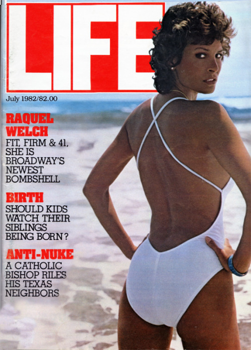 XXX Raquel Welch graces the cover of Life magazine. photo