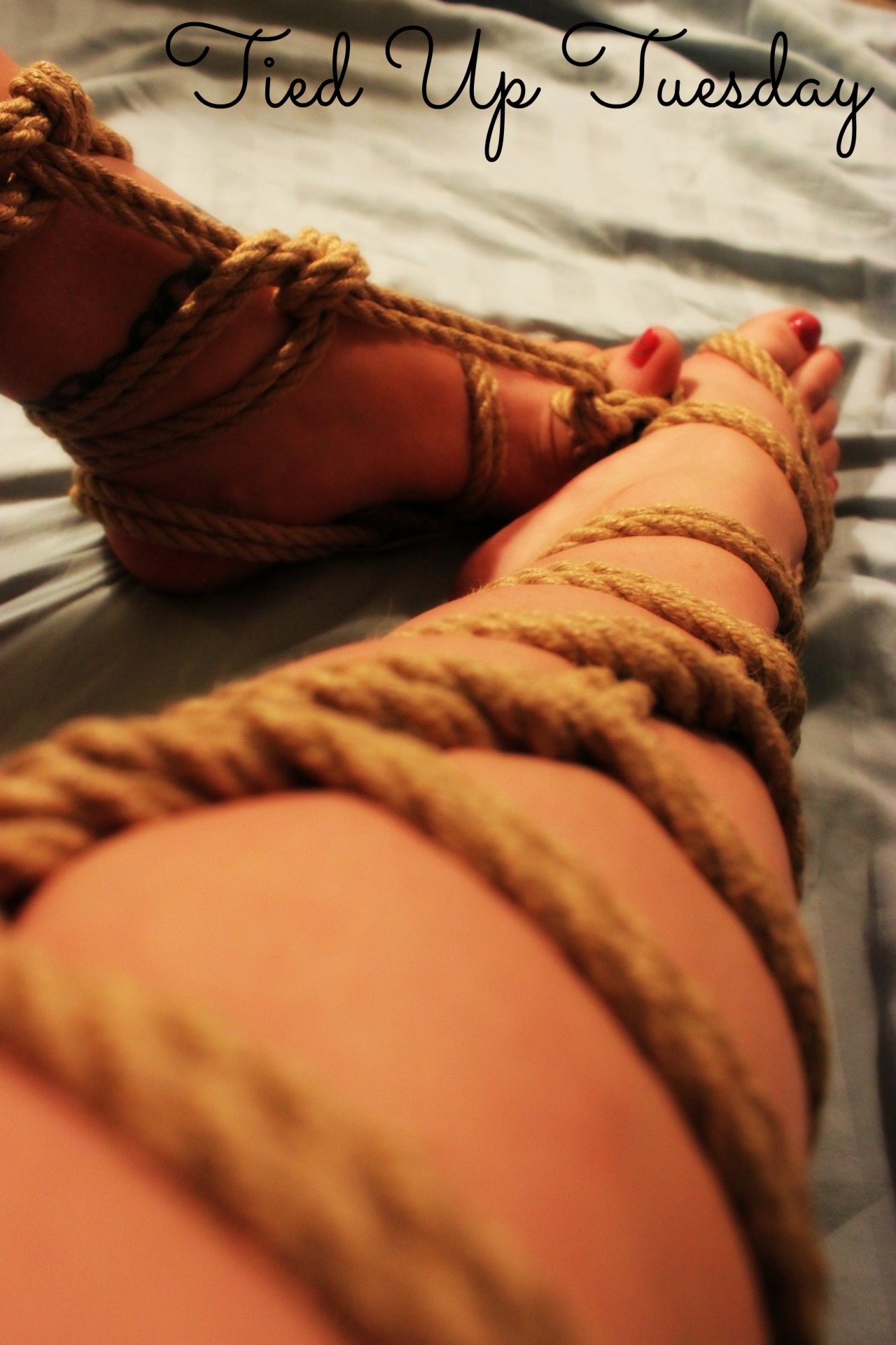 I almost missed Tied-Up Tuesday! Hope ya&rsquo;ll are busy with ropes and the