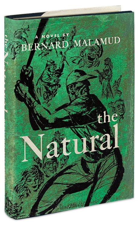 The Natural. Bernard Malamud. New York: Harcourt, Brace, and Company (1952). First edition. Original