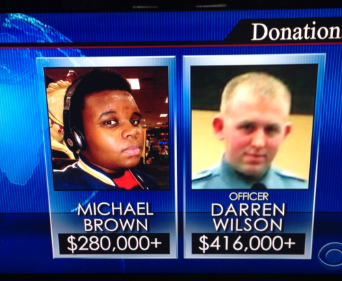omenoren:  i-wanna-be-stereotyped:  blackymiles:  ocarinaoftime:  makemeasammichyo:  shocked to see how much people donated to Darren Wilson. It’s crazy  This is nothing short of deplorable. The fact that he even got one cent.  i ask again why are they