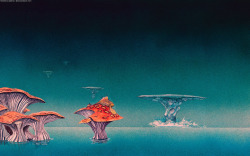  O my wonderful view of the incredible artwork of Roger Dean http://www.rogerdean.com 