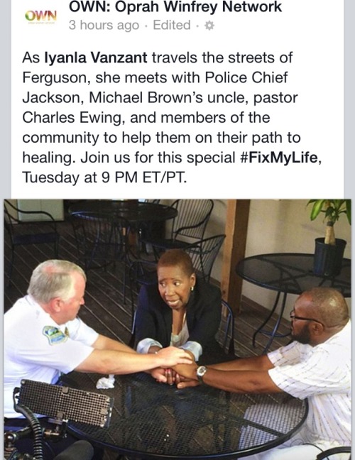 2damnfeisty:  cosbyykidd:  hussieologist:  redbellied-piranha:  atane:  Iyanla should be ashamed of herself.  hussieologist  Girl  Why is this a bad thing?  I’m not sure how to react to this…  I just…. Whaaaa?