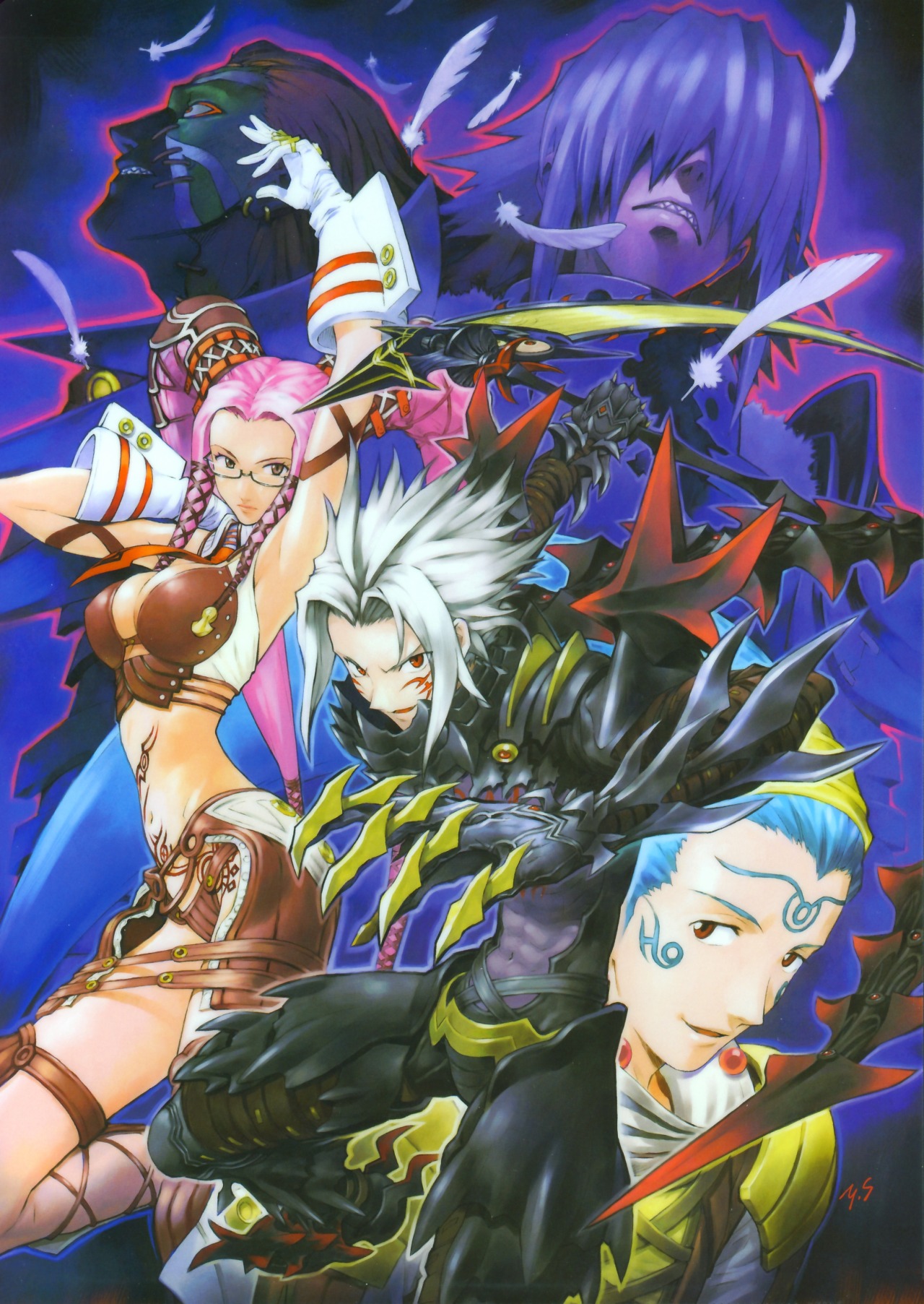 kiteazure2014: .Hack//G.U. Covers inllustrations By Sadamoto Yoshiyuki Covers with