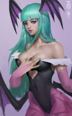 Morrigan Painting 1 by Zeronis