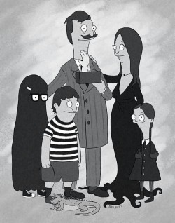 nikkinicnac:  Bobs Burgers Addams Family style  