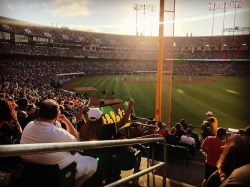 Let’s go Oakland!!!!! 💚⚾️💛 (at Rickey Henderson Field)