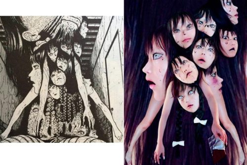 art-tension: When a cosplayer recreates the horrible manga from Junji Ito Japanese cosplayer Ikura i