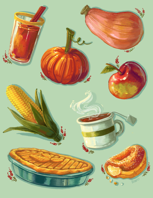 schuuu-art:Harvest goodies! 