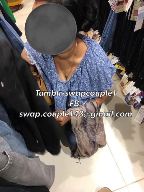 jughead747: swapcouple1: Part 2 - And carefree shopping continues as all the sales looking at her bi