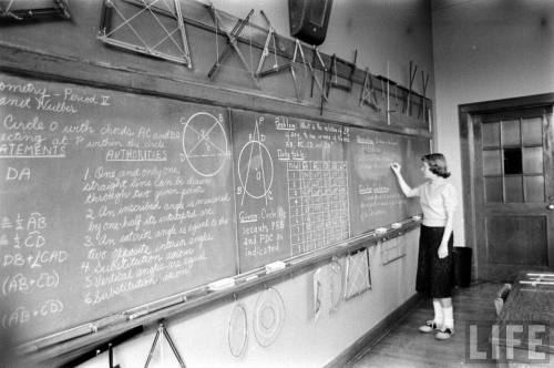 Math Class - Columbus, Ohio(Al Fenn. 1958?)