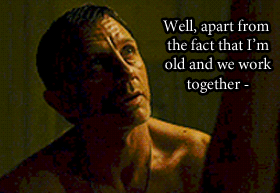 begitalarcos:  James: It’s the truth Q: It’s also true that… Age is no guarantee