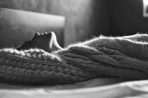 rrh90:  Sweater weather……….. She falls laughing on the bed, as my hands run