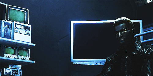 singlasses: and all day and all night and everything he seesis just blue like him, inside and outsid