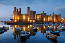 allthingseurope:Caernarfon Castle,Wales (by