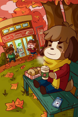 nikoniko808: my piece for the animal crossing zine we did awhile back patreon 