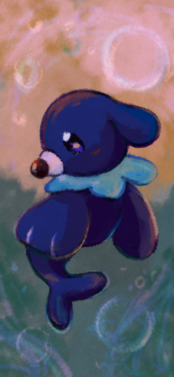 petday:popplio wallpaper commission