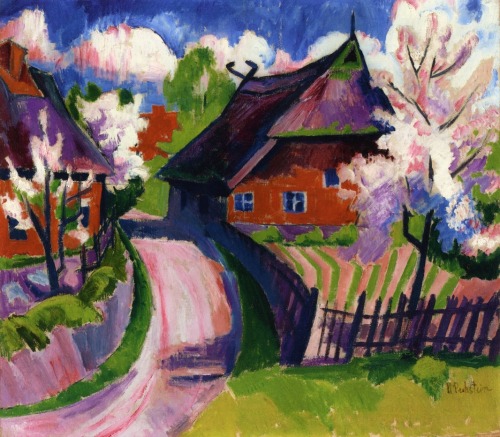 artist-max-pechstein:Springtime, 1919, Max Pechsteinwww.wikiart.org/en/max-pechstein/springt