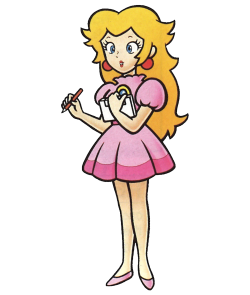 thevideogameartarchive:Princess Peach, Toad