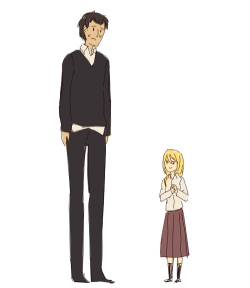 oeilvert:  bertl and christa accurate height
