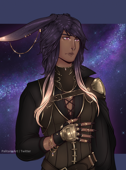 palitaniaart: Esben during shadowbringers! Wanted to include the light corruption more, even tho the