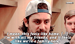 ohmygodhelena:“I think how everyone gets along so well. I love every single guy on this team. A lot 