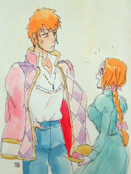 86apricotton:Parody of Howl’s Moving Castle 框(キョウ)