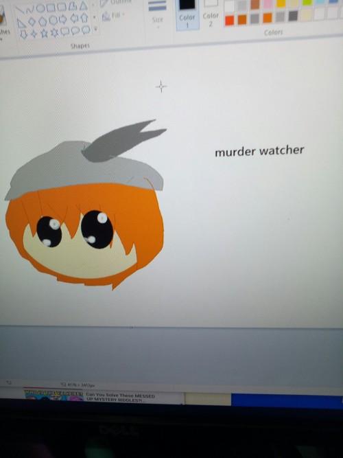 Murder Watcher As A Cute Mochi!!!!!!!!! >w<