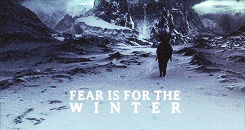 aryastarks:Game of Thrones meme - Seven quotes- [3/7]“When the snows fall a hundred feet deep 