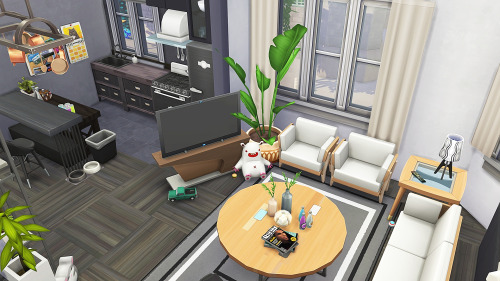  TWO DADS WITH TWINS ‍‍‍ 2 bedrooms - 2-3 sims1 bathroom§63,370 (will be less when placed due to the