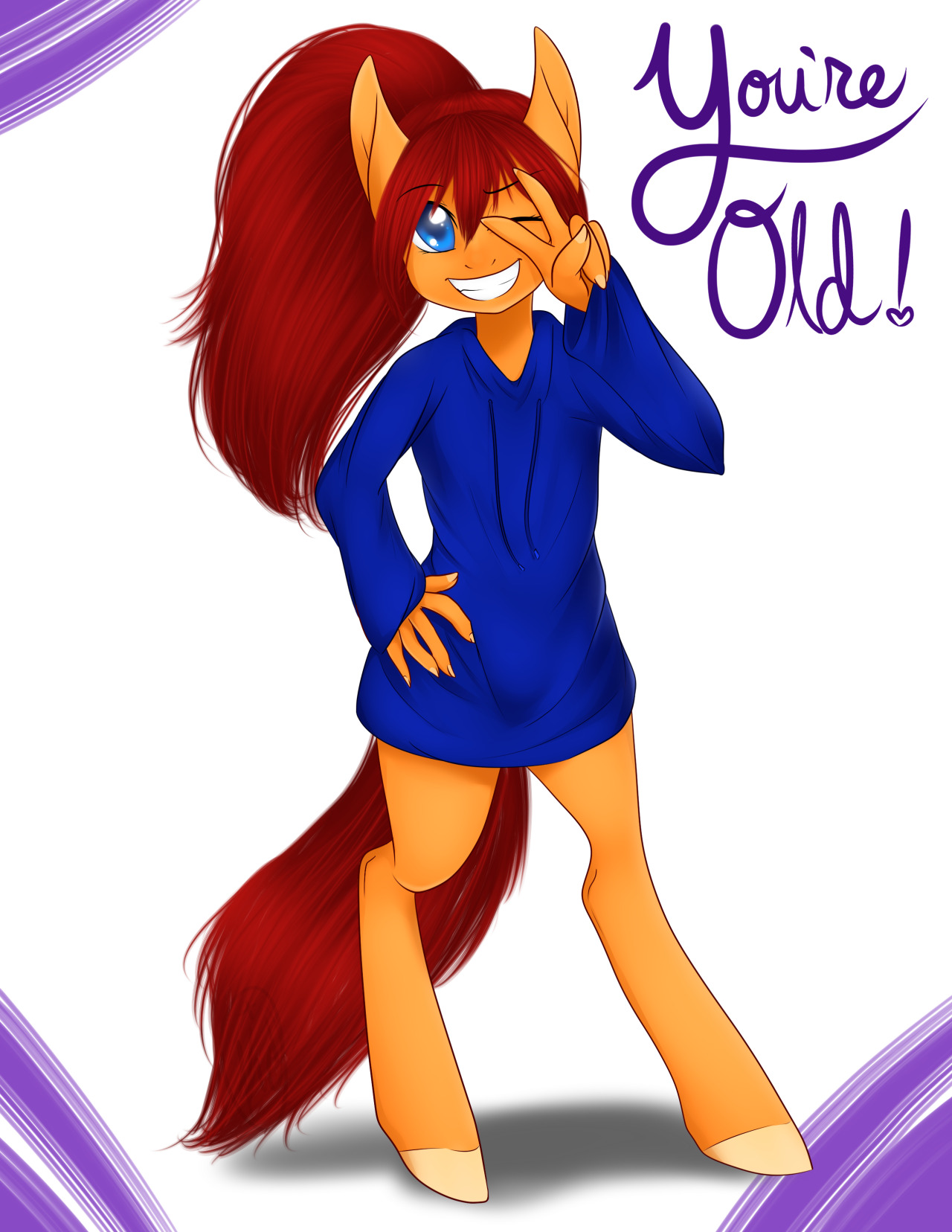 askearthairandmagic:   Sorry it’s late. VuV Happy birthday~  AHHHH NOODLES WHY