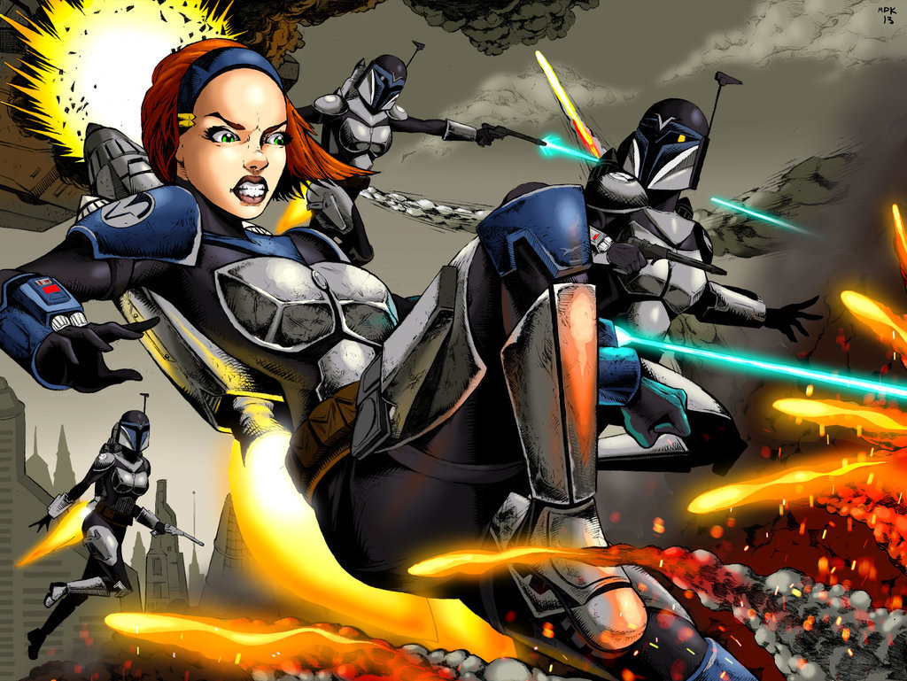 alwaysstarwars:  Kickass art by Mike Kim