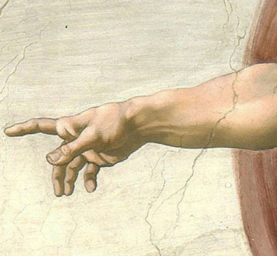 goodreadss:Michelangelo, Creation of Adam