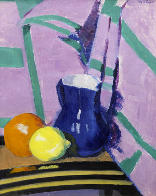 thunderstruck9:Francis Campbell Boileau Cadell (Scottish, 1883-1937), The Blue Jug, c.1922. Oil on p